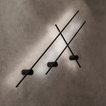 Millumine - Applique Led Tige Noir Tobago 125 Cm