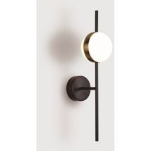 Applique, Lampe murale design Cuba par Mantra Noir en Metal Mantra