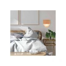 Millumine - Applique Minorca Blanc Raphia Coton Blanc