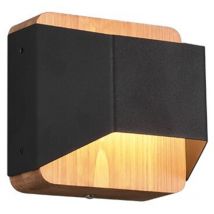 Applique Moderna Biemissione Led Arino Nero Trio Lighting