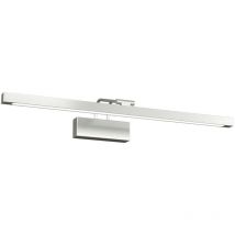 Applique Moderna Flexa Metallo Nichel Diffusore Acrilico Led 12W Luce Naturale