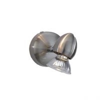 Applique Moderna Two Penny Metallo Nichel Satinato 1 Luce Gu10