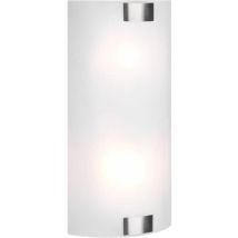 Applique, Pura2xE27, max.25,0 WVerre, Blanc, Corps: Métal, Nickel matL: - Trio