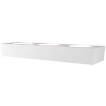 Applique moderne top light area 1127 a3 gx53 led applique à émission unique, finition métal blanc