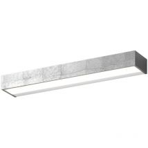 Top-light - Applique moderne top light bios 1213 55 led switch 2640lm module d'éclairage en aluminium intégré, finition métal feuille d'argent