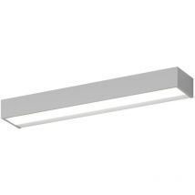 Top-light - Applique moderne top light bios 1213 55 led switch 2640lm module d'éclairage en aluminium intégré, finition métal argent