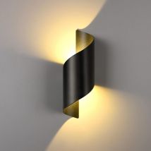 Applique Murale 10W Blanc Chaud, Applique Murale Moderne Intérieur/Extérieur, Eclairage Mural led, Applique Murale Extérieure 3000K IP65 pour Jardin,