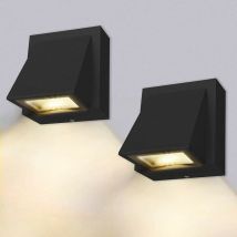 Kinsi - Applique murale, 2 pièces, 3W - Applique murale led intérieur/extérieur,3000K/IP65