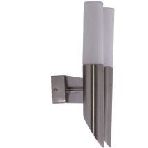Brilliant - Design mur torche extérieur lampe façades inox lumière jardin verre spot