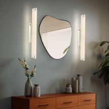 Globo Lighting - Applique murale applique chambre lampe de salon lampe de salle à manger lampe de couloir, verre chromé, led 15W 1160Lm 3200K blanc