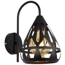 Applique murale applique couloir lumière chambre lampe noir décor spot
