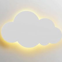 Coocheer - Applique murale créative en forme de nuage pour chambre d'enfant, protection des yeux simple et moderne, applique murale led pour chambre