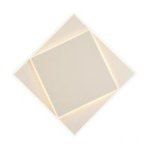 Inspired Lighting - Inspired Mantra - Dakla - Applique murale encastrable, 18W led, 3000K, 1090lm, IP20, blanc