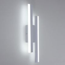 Applique murale d'intérieur led, 16 w 1800 lm, applique murale longue au design moderne, applique murale led aluminium acrylique, appliques murales