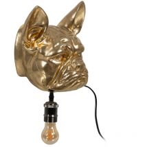 Applique Murale Doré Résine a 40 w Chien 220-240 v 28 x 26,5 x 23 cm