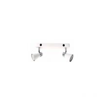 Applique murale double linéaire avec interrupteur Série Selna GU10 Blanc
