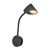 Mantra - Inspired Goa Applique murale commutable, led 7W, 3000K, 705lm, Noir, 3 ans de garantie