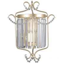 Rinaldo - Applique Murale Classique Golden Champagne 1 Lumière, E14 - Italux