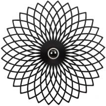 Applique murale en métal - d. 50 cm - Noir - folina