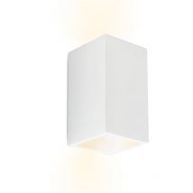 Mediawave Store - Applique murale en plâtre GS-5032 Montage mural G9 Double émission lumineuse