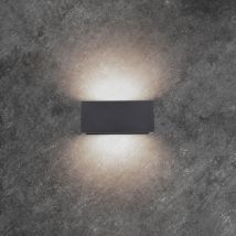 Millumine - Applique Murale Extérieure Utah Gris Foncé