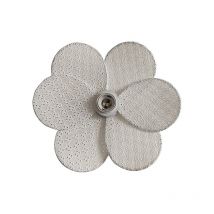Applique murale Flora broderie anglaise D32cm