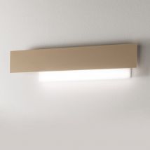 Gea Luce - Applique murale ge-doha ag 25w led 2110lm 3000°k taupe applique intérieure rectangulaire moderne en méthacrylate d'aluminium