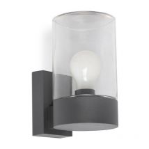 Faro Barcelona - Applique murale gris foncé avec verre transparent kila 71743