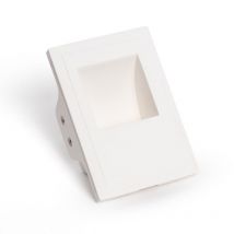 Ledkia - Applique Murale Intégration Plâtre/Placo pour Ampoule led GU10 PAR11 Coupe 103x148 mm Blanc
