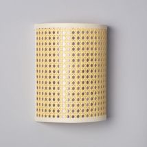 Ledkia - Applique Murale Rotin Karibu Naturel