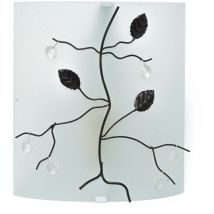 Sampa - Applique murale lampe déco intérieure en verre Compatible led E27