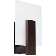 Greenice - Applique Lappo bois, verre 1xE14 Sollux