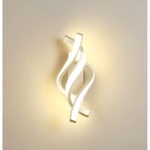 Zolginah Applique Murale Intérieur Led, 22w Moderne Lampe Murale, Éclairage Acrylique Luminaire Mural 1800lm Blanc Chaud 3000k Pour Salon Chambre Hall