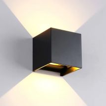 Applique murale led, Applique Murale imperméable à l'eau montée en Surface Appliques murales intérieures Salon Porche extérieur (6W Couleur :