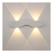 Stoex - Applique Murale Led Applique Murale Moderne 3000K Blanc Chaud Applique Murale Intérieure Pour Salon, Escaliers, Chambre à Coucher, Jardin