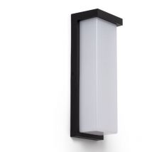 Applique Murale led Extérieure Aluminium Tyron 22W 4000K Noir Blanc neutre