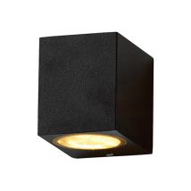 Silumen - Applique Murale led IP44 Rectangle Noir pour ampoules GU10 - Noir Noir