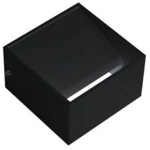 Horoz Electric - Applique murale led Noir 8W (Eq. 64W) 4200K Dim. 100x100mm