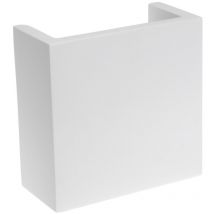 Ledkia - Applique Murale led Plâtre Double Face Esmeralda 7W Blanc