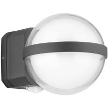 Applique murale led pour l'extérieur, éclairage d'entrée, éclairage bidirectionnel, anthracite
