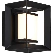 Searchlight - Chaplin Applique Murale led Rectangulaire, Noir Mat - 100mm