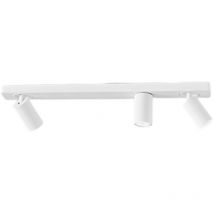 Applique murale led ronde blanche orientable oddy 3xGu10 Perenz