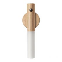 Tonchean - Applique murale LED,Applique Murale Intérieur Bois Led Veilleuses Alimenté par Batterie Portable Applique Murale Sans Fil Rechargeable