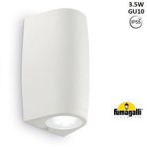 Fumagalli - Applique Murale 'marta' Gu10 3.5w Ip55 - Blanc