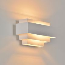 Applique Murale Metal Blanc Mat Kaidan