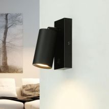Licht-erlebnisse - Applique murale métal GU10 orientable spot mural noir