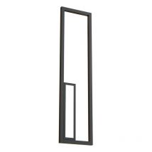 Mantra - Inspired Boutique Applique Rectangle, led 40W, 3000K, 2250lm, Noir, Garantie 3 ans