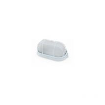 Applique murale ovale en aluminium avec grille white E27 GSC 0700782