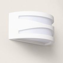 Ledkia - Applique Murale Plâtre Koco Blanc