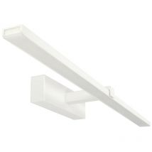 Edo Solutions - Applique murale pour salle de bains miroir roa led 4000K IP44 blanc 60cm